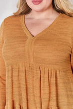 Hailey & Co Full Size V-Neck Flounce Sleeve Blouse Woman Blouses