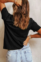 Happy Easter Bunny Black Sequin T-Shirt for Women Woman T Shirts