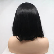13*3" Lace Front Wigs Synthetic Mid-length Straight 12" 130% Density Hair
