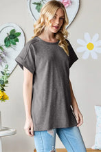 Heimish classic short sleeve round neck t-shirt in charcoal grey