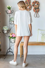 Heimish Full Size Star Patch Short Sleeve T-Shirt Woman T Shirts