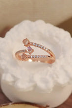 High Quality Natural Moonstone 925 Sterling Silver Ring Rose Gold One Size Rings