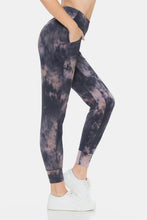 High Waist Cropped Tie Dye Leggings for Women