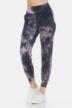 High Waist Cropped Tie Dye Leggings for Women