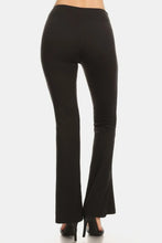 High Waist Flare Leggings for Women Black Flared Pants