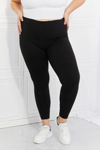 High Waisted Black Active Leggings with Pockets and Reflective Dots