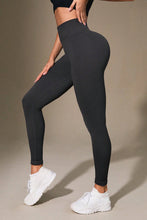 High-Waisted Black and Gray Leggings for Women
