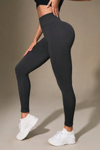 High-Waisted Black and Gray Leggings for Women Woman Leggings
