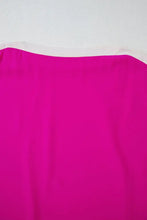 Hot Pink and White Colorblock Top for Women Woman T Shirts