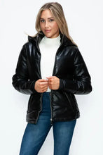 How Dare U Pocketed Zip Up Puffer Jacket with Removable Hood Woman Outerwear