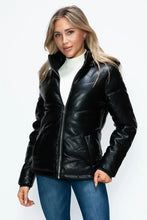 How Dare U Pocketed Zip Up Puffer Jacket with Removable Hood Woman Outerwear