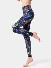 Hummingbird Patterned Stretchy Leggings for Women