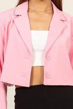 HYFVE Cropped Button-Down Blazer Woman Outerwear