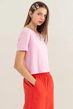 HYFVE Round Neck Cropped T-Shirt Woman T Shirts