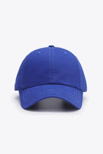 Royal blue In A Pretty World Baseball Cap with stitched brim