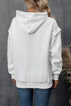 Ivy Lane Drawstring Kangaroo Pocket Dropped Shoulder Hoodie Woman Sweatshirts