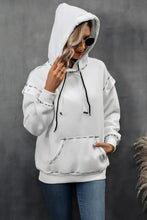 Ivy Lane Drawstring Kangaroo Pocket Dropped Shoulder Hoodie Woman Sweatshirts