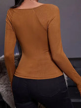 Ivy Lane Square Neck Long Sleeve T-Shirt Woman T Shirts