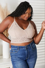 JadyK Skye Full Size Lace Bralette Mocha Bras
