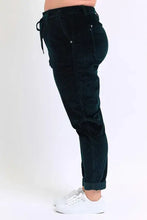 Judy Blue Full Size High Waist Corduroy Cuffed Jogger Plus Size Woman Pants