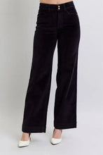 Judy Blue Full Size High Waist Corduroy Trouser Wide Plus Size BK Woman Pants