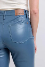 Judy Blue Full Size High Waist Tummy Control Faux Leather Bootcut Pants Plus Size Woman Pants