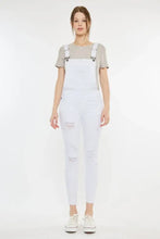 Kancan Distressed Skinny Denim Overalls Denim Overalls