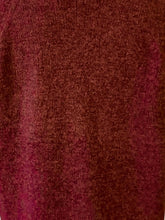Lace bowknot knit cardigan in rich maroon earth tone, slightly stretchy fuzzy texture