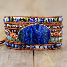 Lapis Lazuli Layered Bracelet Royal Blue One Size Bracelets