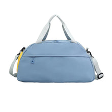 Large Nylon Travel Duffel Bag with Shoulder Strap Light Blue One Size
