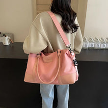 Large Polyester Travel Duffel Bag with Shoulder Strap Multiple Colors Blush Pink One Size