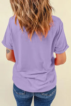 Lavender Easter Egg Bow T-Shirt for Women Woman T Shirts