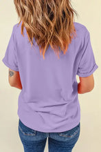 Lavender Easter Egg Bow T-Shirt for Women Woman T Shirts