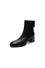 Leather Ankle Boots for Women in Black and Brown Premium Leather Black