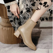 Leather Ankle Boots for Women in Black and Brown Premium Leather