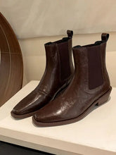 Leather Chelsea Boots for Women in Brown and Black Woman Boots