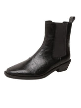Leather Chelsea Boots for Women in Brown and Black