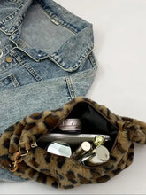 Leopard Fluff Shoulder Bag Shoulder Bags