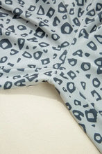 Leopard High Waist Side Bow Pants Woman Pants