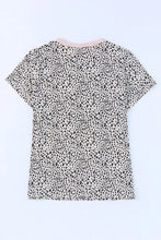 Leopard Print Mama Spotted T Shirt for Women