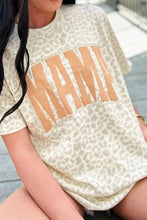 Leopard Print Mama T Shirt for Women