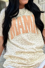 Leopard Print Mama T Shirt for Women
