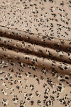 Leopard Print Short Sleeve Blouse for Women Woman T Shirts