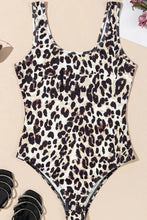 Leopard Print Sleeveless Bodysuit for Women Woman Bodysuits