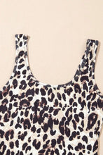Leopard Print Sleeveless Bodysuit for Women Woman Bodysuits