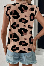 Leopard Print Sleeveless Top for Women