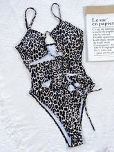 Leopard Print One Piece Swimsuit with Removable Padding and Cup Height Options Swimwear