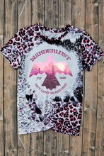 Leopard Print T-Shirt for Women with Denim Shorts