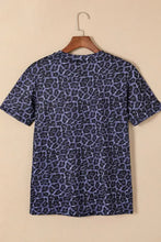 Leopard Print T-Shirt with Pink and White Lettering for Women Woman T Shirts