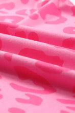 Leopard Round Neck Tee Woman T Shirts